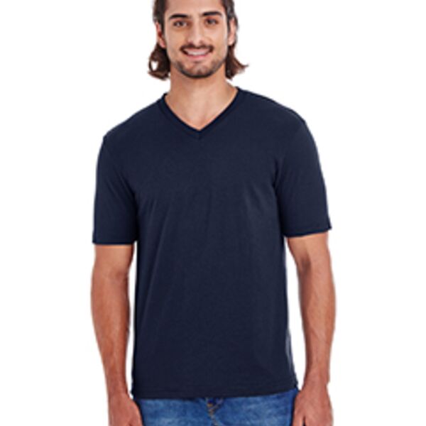 Unisex FINE JERSEY SHORT SLEEVE CLASSIC V-NECK Thumbnail