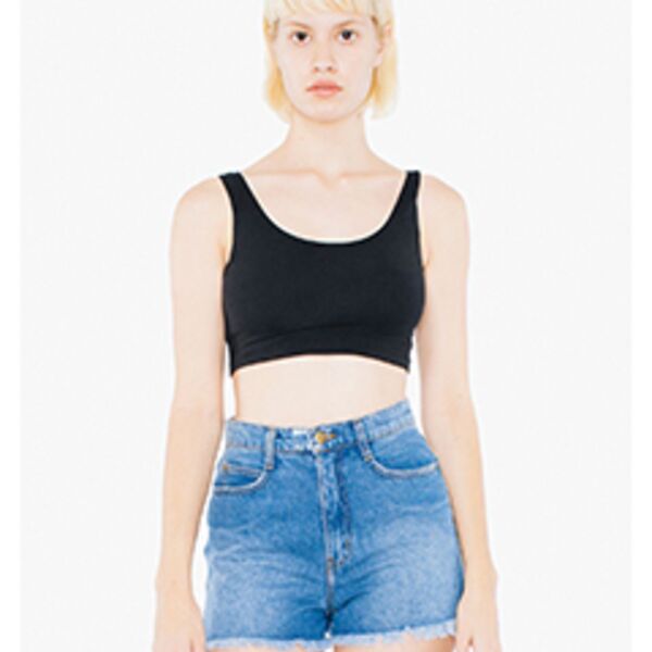 Ladies' Cotton Spandex Crop Tank Thumbnail