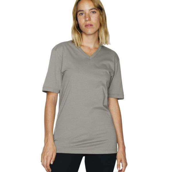 Unisex Organic Fine Jersey Classic V-Neck Tee Thumbnail