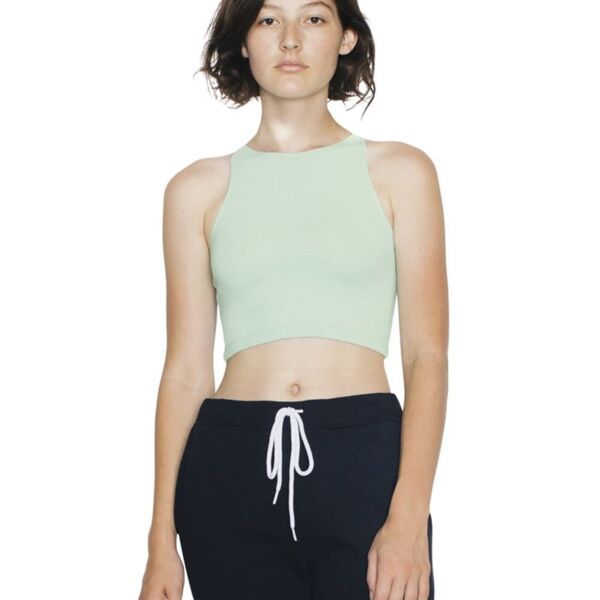Women's Cotton Spandex Sleeveless Crop Thumbnail