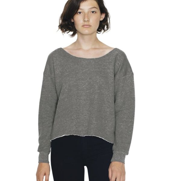 Women's Heavy Terry Athletic Crop Sweatshirt Thumbnail