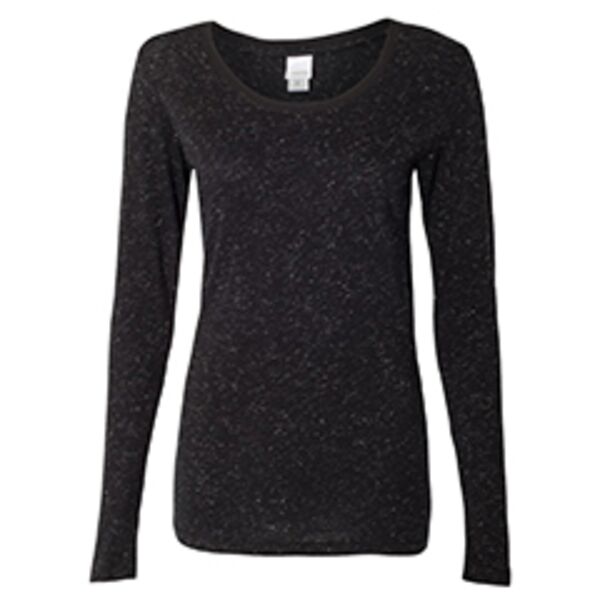 Ladies' Glitter Long-Sleeve T-Shirt Thumbnail