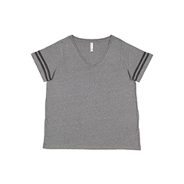 Ladies' Curvy Football T-Shirt Thumbnail