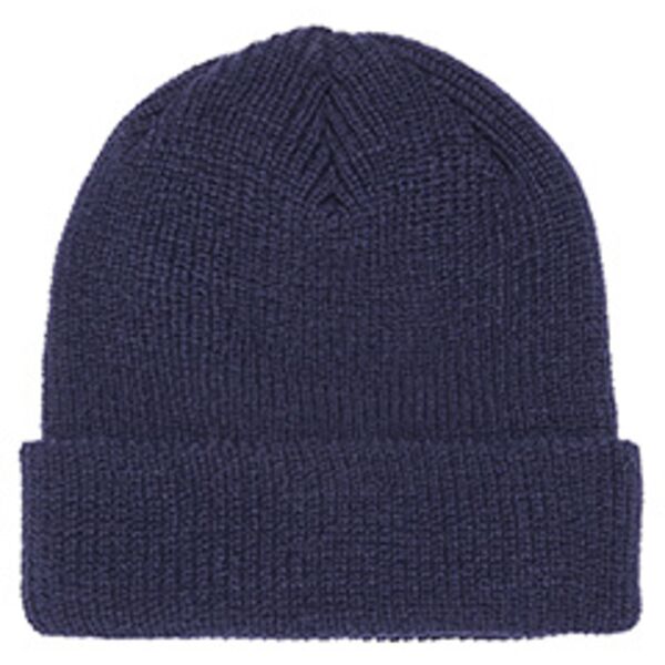 Ribbed Cuffed Knit Beanie Thumbnail