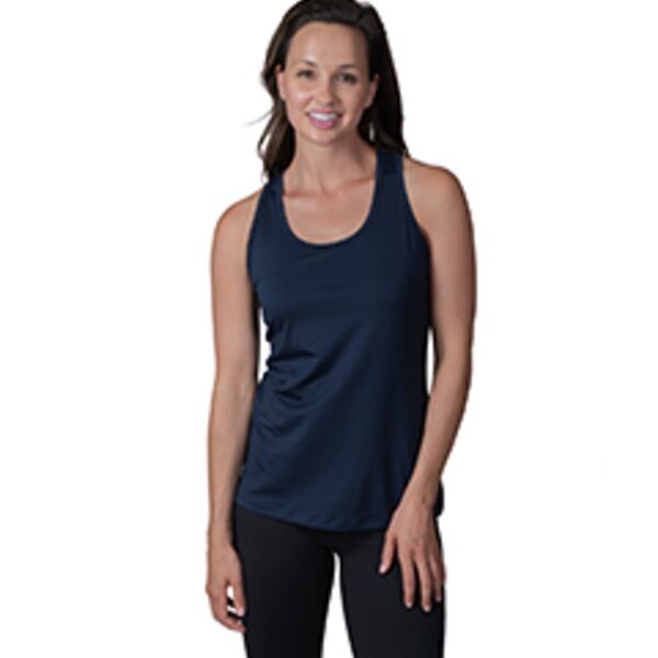 Ladies' Victory Racerback Cross Strap Tank Top Thumbnail