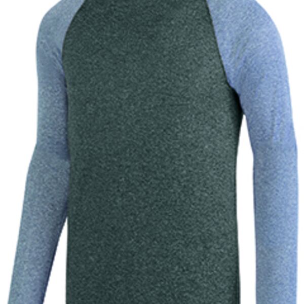 Adult Kinergy Two-Color Long-Sleeve Raglan T-Shirt Thumbnail