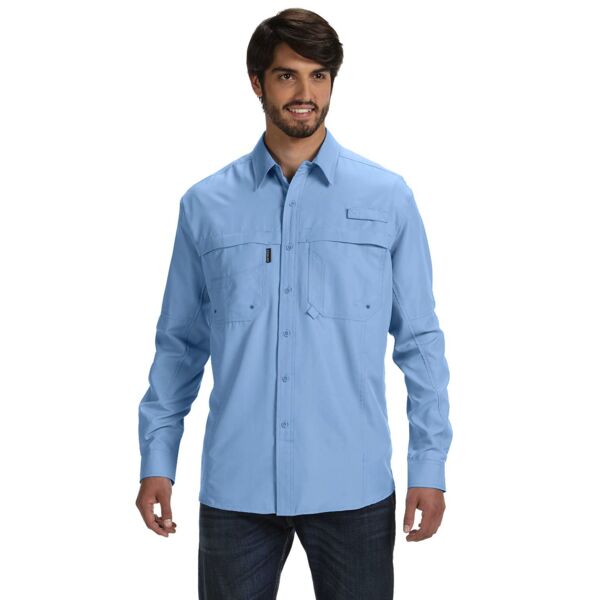 Men's 100% polyester Long-Sleeve Fishing Shirt Thumbnail