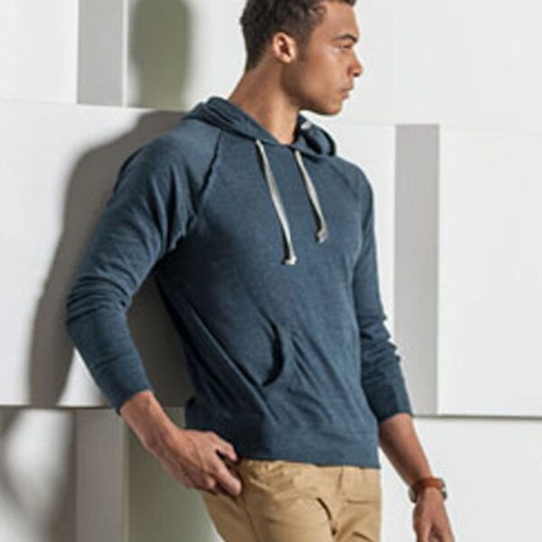 Heather Hooded Long Sleeve T-Shirt Thumbnail
