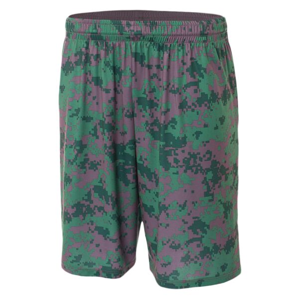 Adult 10" Inseam Printed Camo Performance Shorts Thumbnail