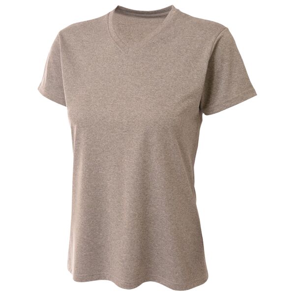 Ladies' Topflight Heather V-Neck T-Shirt Thumbnail