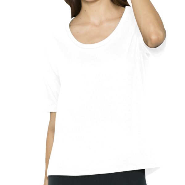 Ladies' Power Wash Deep U-Neck T-Shirt Thumbnail