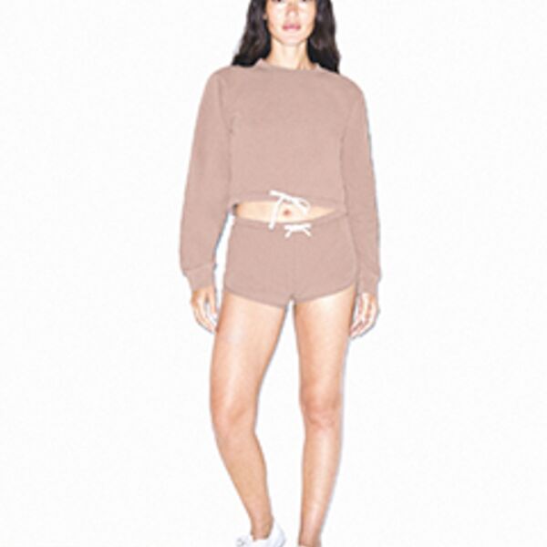 Ladies' French Terry Garment-Dyed Short Thumbnail