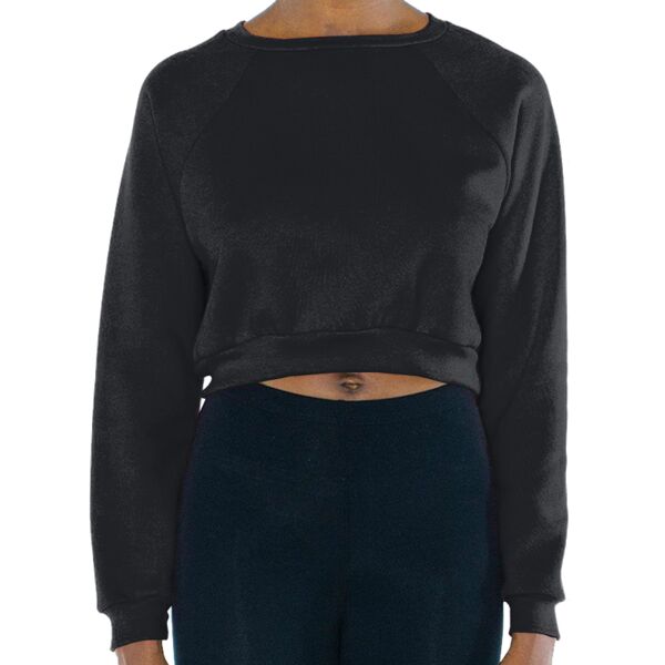 Ladies' Flex Fleece Raglan Cropped Sweatshirt Thumbnail