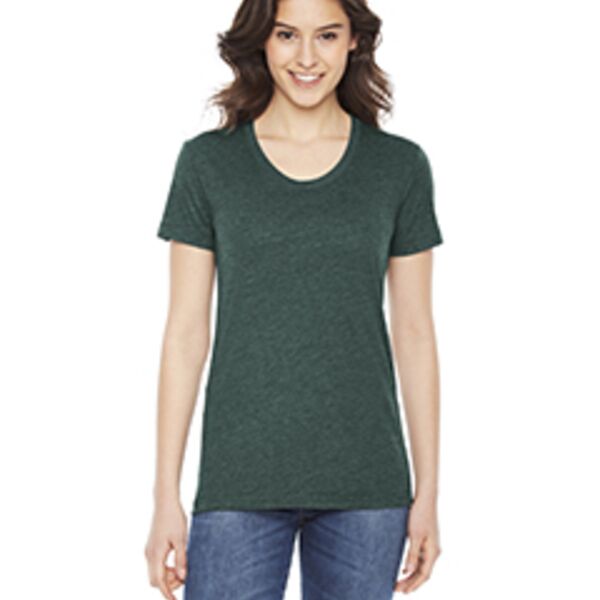 Ladies' Poly-Cotton Short-Sleeve Crewneck Thumbnail