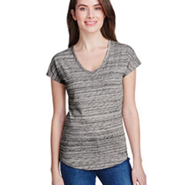 Ladies' Streak V-Neck T-Shirt Thumbnail