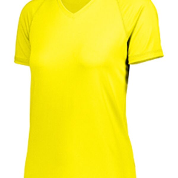 Ladies' Dry-Excel™ True Hue Technology™ Swift Wicking V-Neck Training T-Shirt Thumbnail