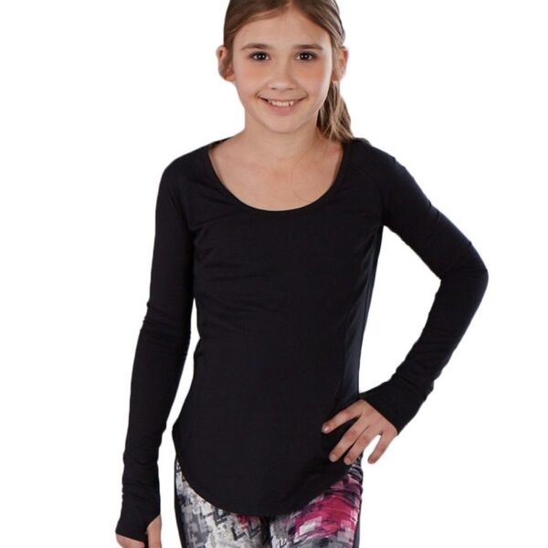 Girls Long Sleeve Active Top Thumbnail