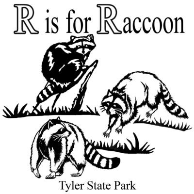 R is for raccoon