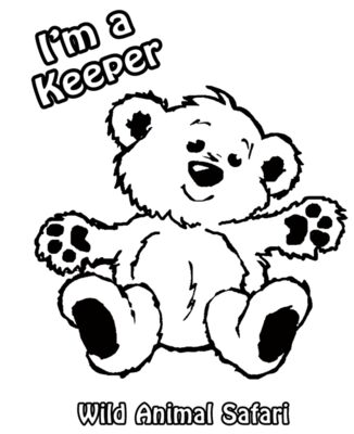 Z418 I m a keeper bear