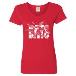 Ladies' Heavy Cotton™ V-Neck T-Shirt Thumbnail