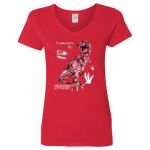 Ladies' Heavy Cotton™ V-Neck T-Shirt Thumbnail