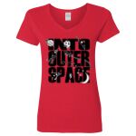 Ladies' Heavy Cotton™ V-Neck T-Shirt Thumbnail