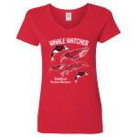 Ladies' Heavy Cotton™ V-Neck T-Shirt Thumbnail