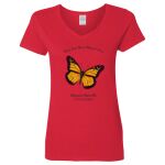 Ladies' Heavy Cotton™ V-Neck T-Shirt Thumbnail