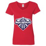 Ladies' Heavy Cotton™ V-Neck T-Shirt Thumbnail