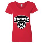 Ladies' Heavy Cotton™ V-Neck T-Shirt Thumbnail