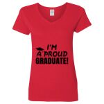 Ladies' Heavy Cotton™ V-Neck T-Shirt Thumbnail