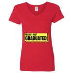 Ladies' Heavy Cotton™ V-Neck T-Shirt Thumbnail