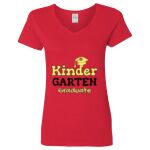 Ladies' Heavy Cotton™ V-Neck T-Shirt Thumbnail