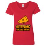 Ladies' Heavy Cotton™ V-Neck T-Shirt Thumbnail