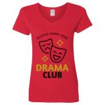 Ladies' Heavy Cotton™ V-Neck T-Shirt Thumbnail