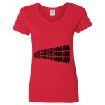 Ladies' Heavy Cotton™ V-Neck T-Shirt Thumbnail