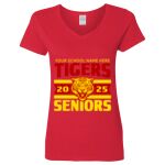 Ladies' Heavy Cotton™ V-Neck T-Shirt Thumbnail