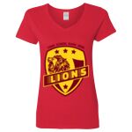 Ladies' Heavy Cotton™ V-Neck T-Shirt Thumbnail