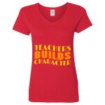 Ladies' Heavy Cotton™ V-Neck T-Shirt Thumbnail