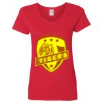 Ladies' Heavy Cotton™ V-Neck T-Shirt Thumbnail