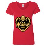 Ladies' Heavy Cotton™ V-Neck T-Shirt Thumbnail