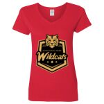 Ladies' Heavy Cotton™ V-Neck T-Shirt Thumbnail