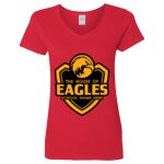 Ladies' Heavy Cotton™ V-Neck T-Shirt Thumbnail