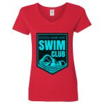 Ladies' Heavy Cotton™ V-Neck T-Shirt Thumbnail