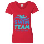 Ladies' Heavy Cotton™ V-Neck T-Shirt Thumbnail