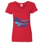 Ladies' Heavy Cotton™ V-Neck T-Shirt Thumbnail